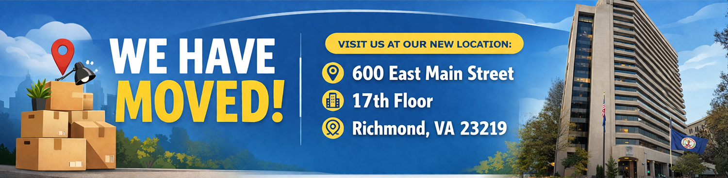 العنوان الجديد هو 600 East Main Street Richmond VA 23219